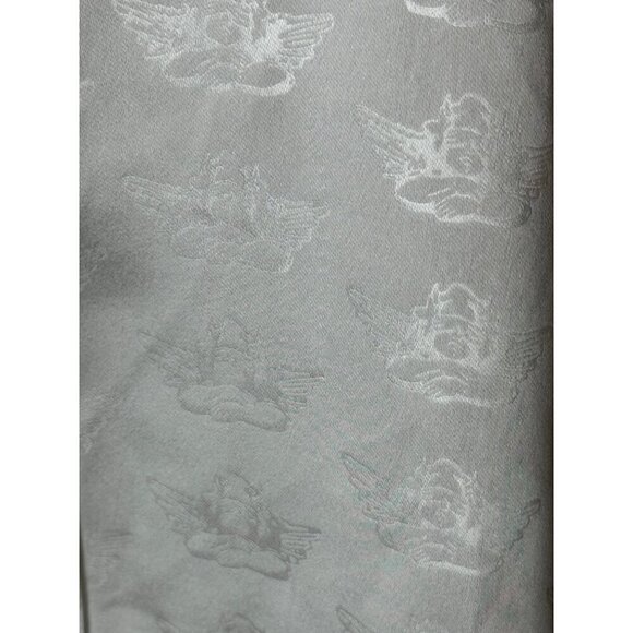 Boys Lie Shirt Women Medium White Satin Collared Button Down Bridezilla Top NWOT - Picture 10 of 14